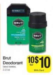 Brut Deodorant
