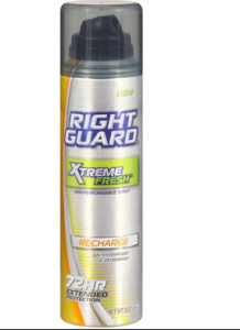 right guard aerosol 3 oz