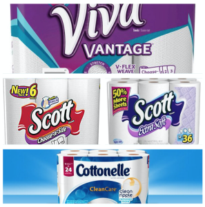 Kmart: Super Cheap Cottonelle, Scott, Viva, And Viva Paper Products