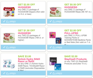 New Huggies Wipes &amp; Diapers, Pampers Wipes, Always, Tampax, StarFree ...