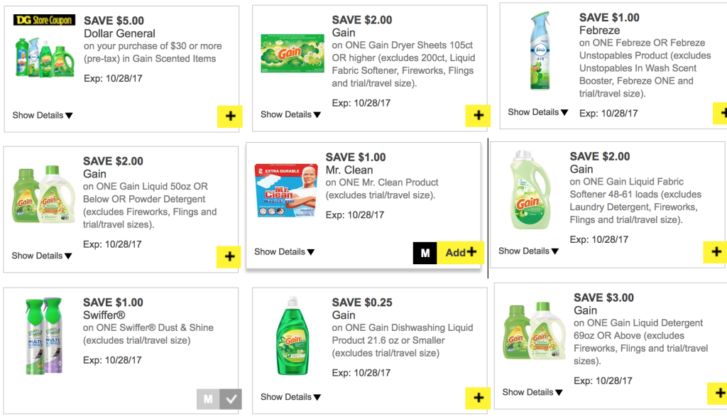 Dollar General Gain Scenarios For 10/8 10/14 All Digital Coupons