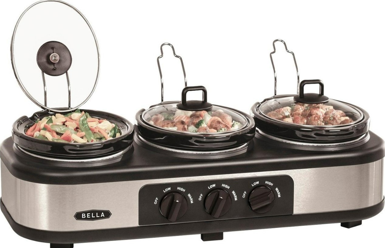 Bella Triple Slow Cooker Only 34.99 (Was 80)! Couponing With GregThatDude